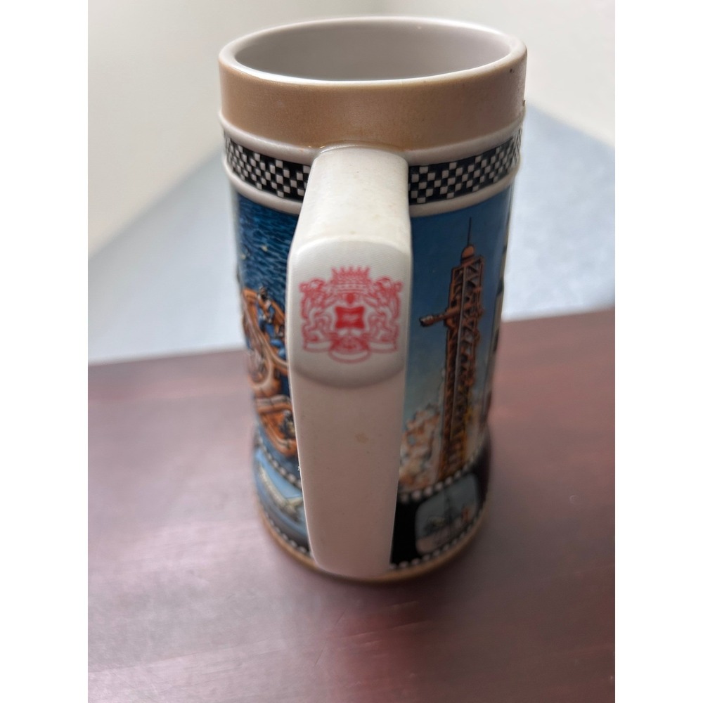 Miller High Life 1990 NASA Apollo 11 Moon Landing Commemorative Beer Stein 1969 - Picture 6 of 12